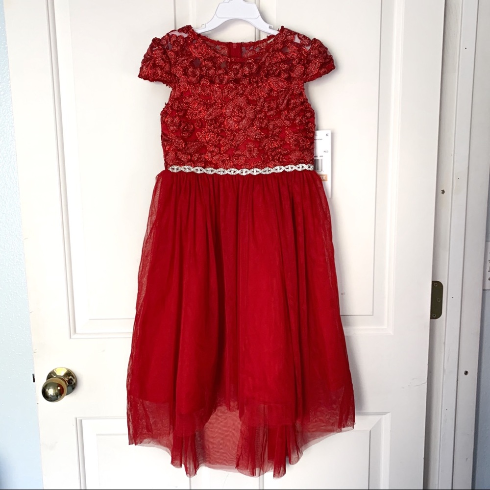 NWT Beaded Fit & Flare Dress